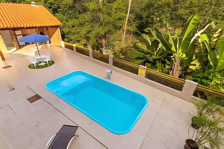 Casa com piscina aquecida e vista (Pirenopolis-GO)
