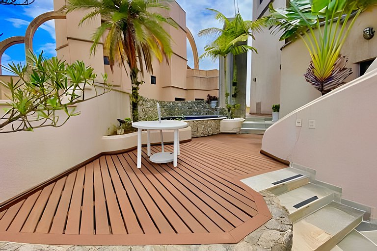 Cobertura Triplex no Guarujá c/Vista p/ o mar (1)