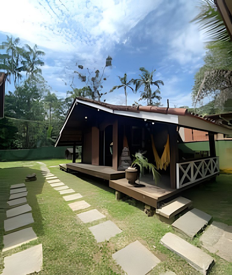 Linda Casa na Praia de Cambury - SP  (4)
