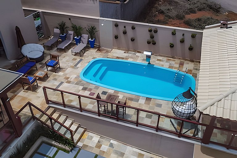 Maravilhosa casa com piscina em Capitólio-MG